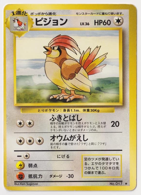 Pidgeotto · OR1 — · Japanese · C