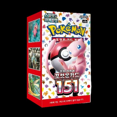 Pokémon TCG Korean Pokémon Card 151 SV2a Booster Box 20 Packs