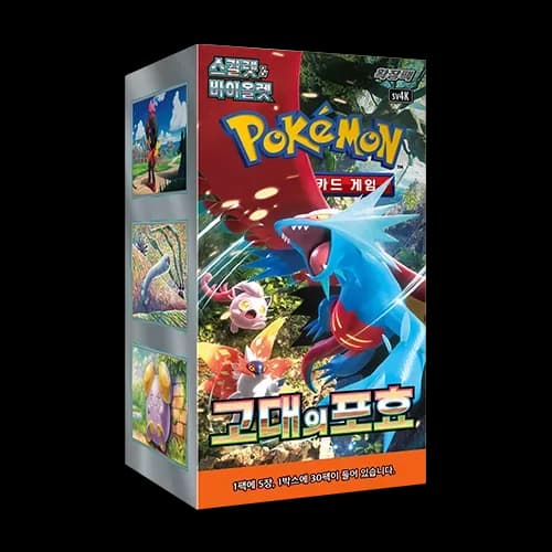 Pokémon TCG Korean Ancient Roar SV4K Booster Box 30 Packs