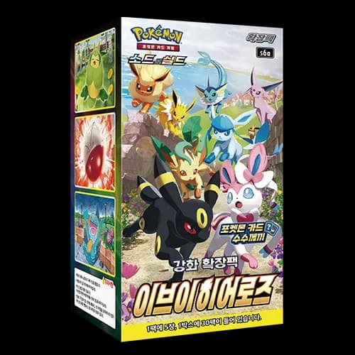 Pokémon TCG Korean Eevee Heroes S6a Booster Box 30 Packs