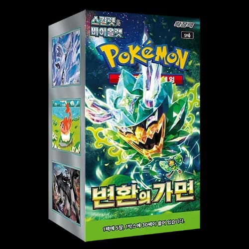 Pokémon TCG Korean Mask of Change SV6 Booster Box 30 Packs