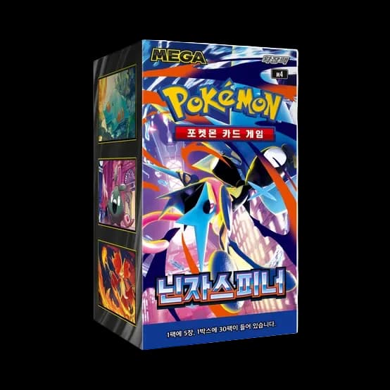 Pokémon TCG Korean Ninja Spinner M4 Booster Box 30 Packs