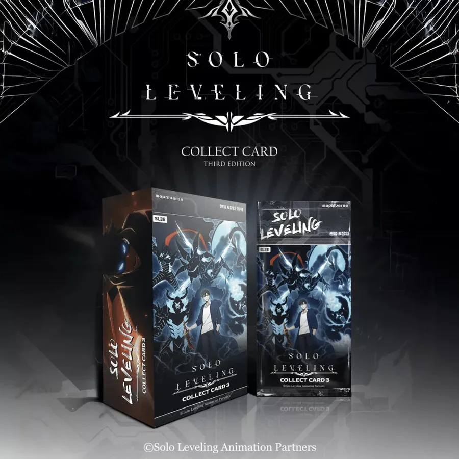 Solo Leveling Collect Card SL3E Booster Box Korean